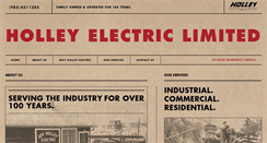 Desktop Screenshot of holleyelectric.ca